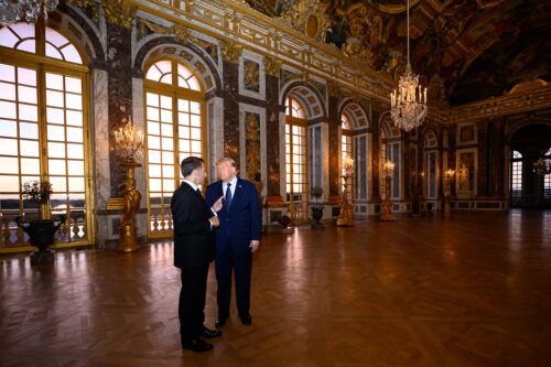Trump en Versailles