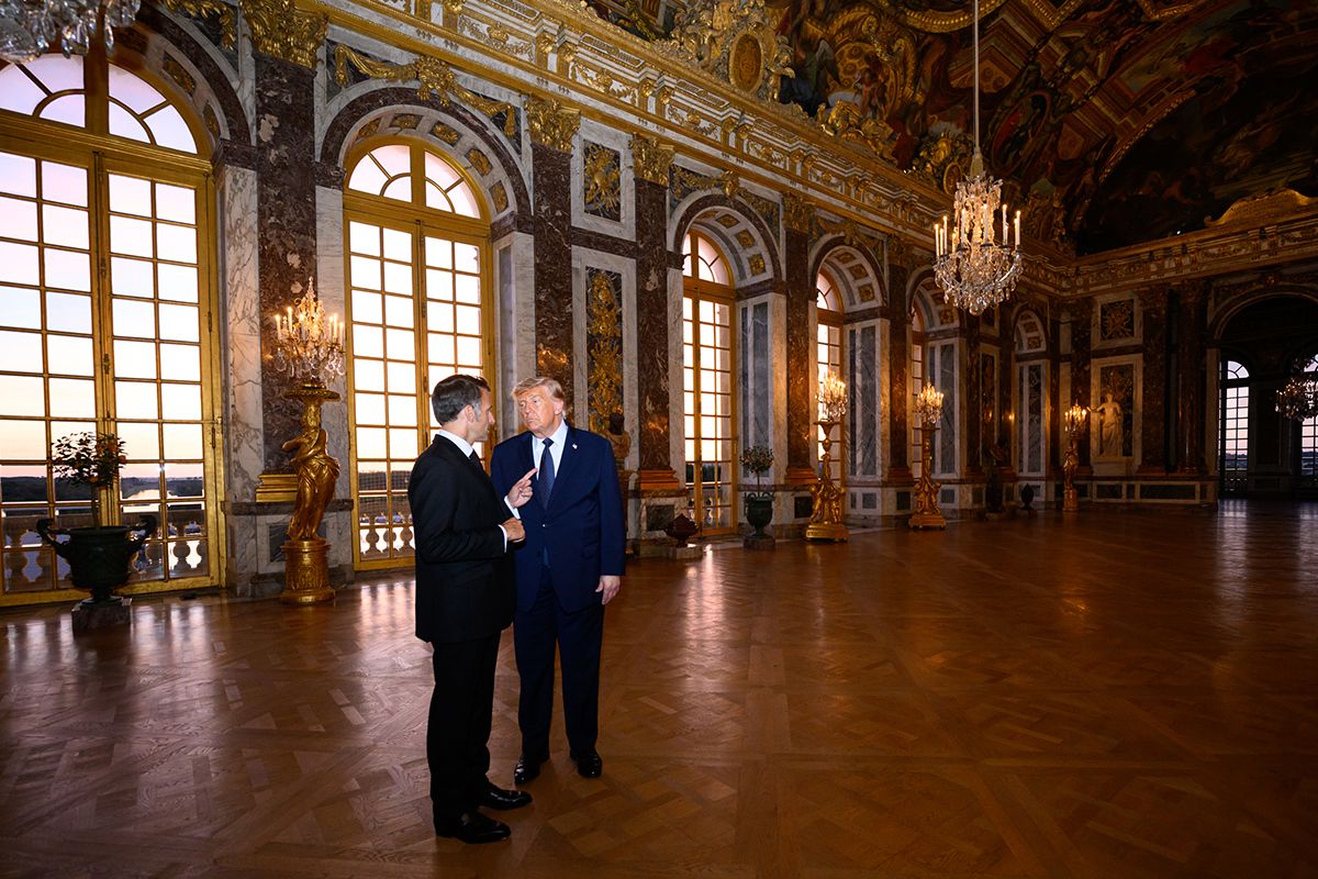Trump en Versailles
