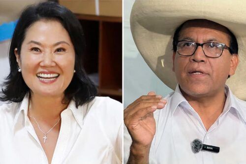 Increíble balotaje en Perú: Fujimori aventaja a Sánzchez por sólo 1.300 votos con el 98,2% escrutado