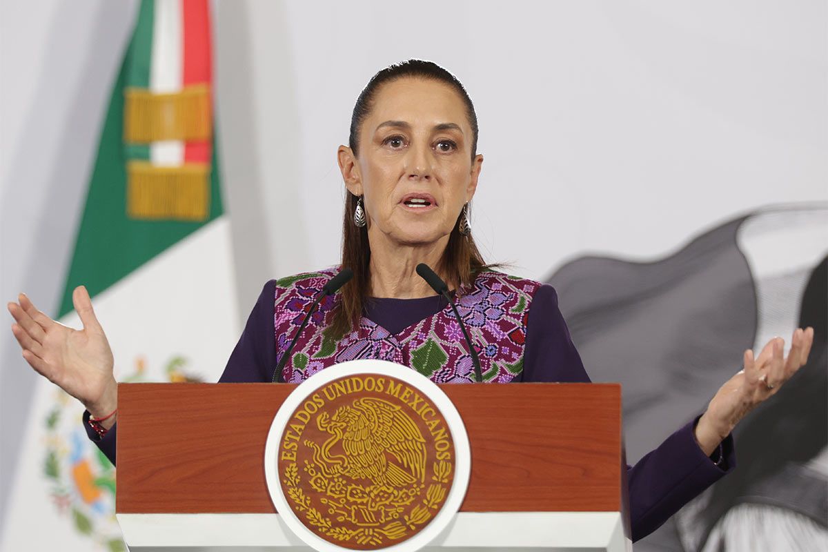 Sheinbaum, harta de la diplomacia, apunta a Trump y a las fake news de sus alcahuetes