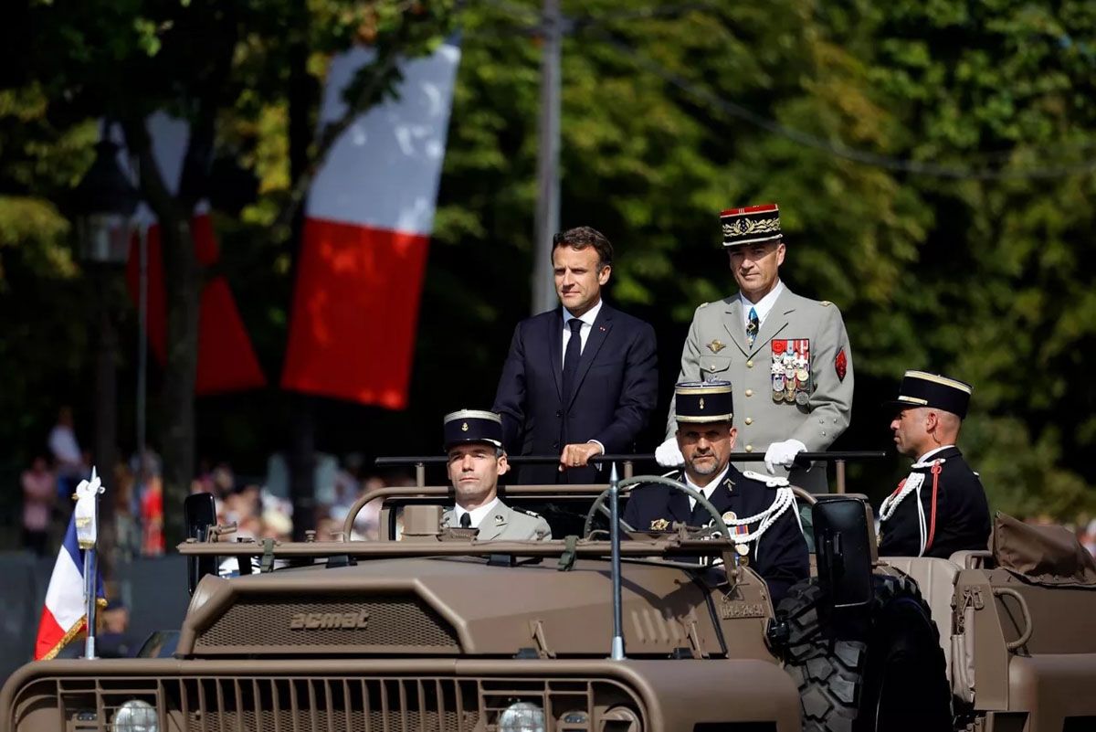 París: desfilan tropas ucranianas en el Día de la Bastilla