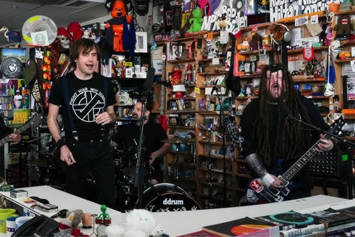 Napalm Death en el Tiny Desk: el huracán Barney Greenway, metal extremo y una oficina convertida en un infierno