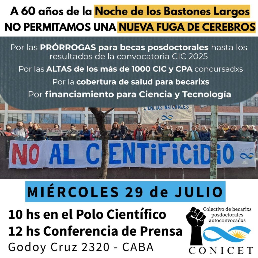 Nueva convocatoria en el Polo Científico: “No permitamos una nueva fuga de cerebros”