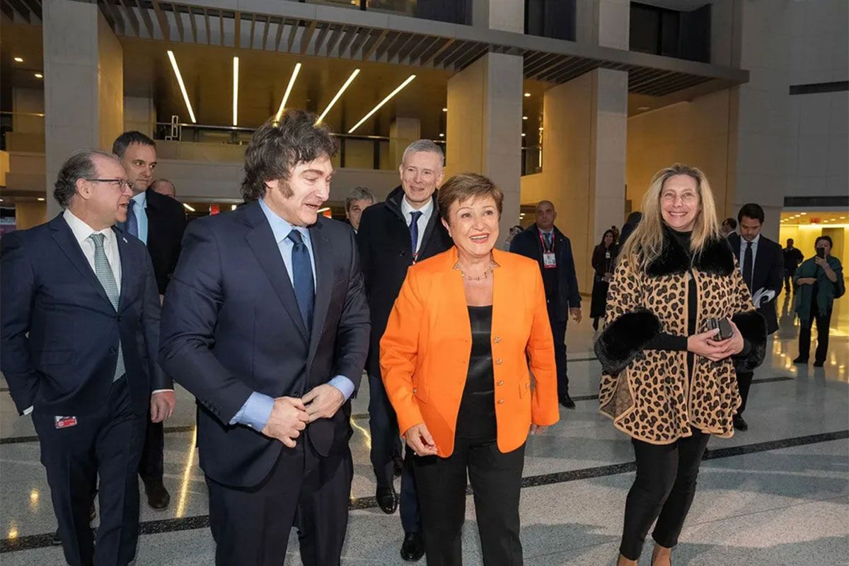 Llega Georgieva para respaldar a Milei en un contexto global difícil