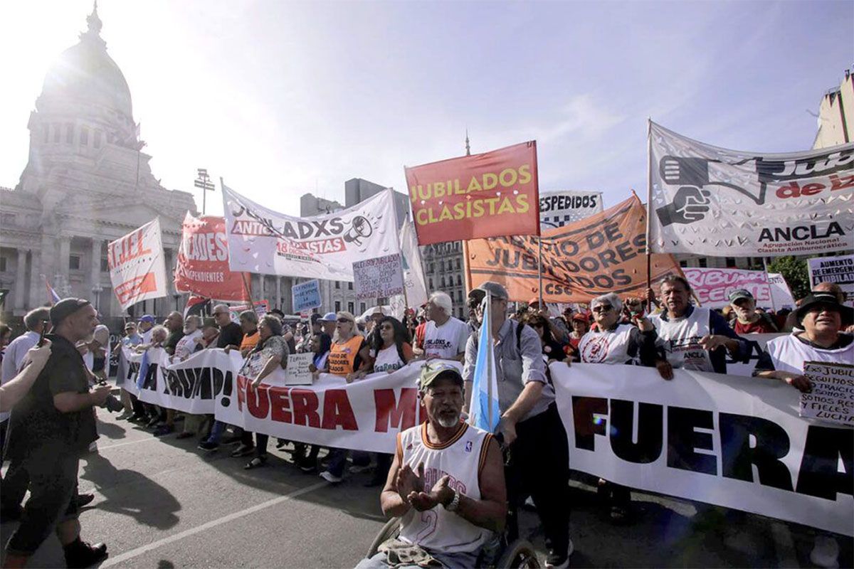 La CGT retoma la protesta callejera el miércoles y arranca acompañando a los jubilados