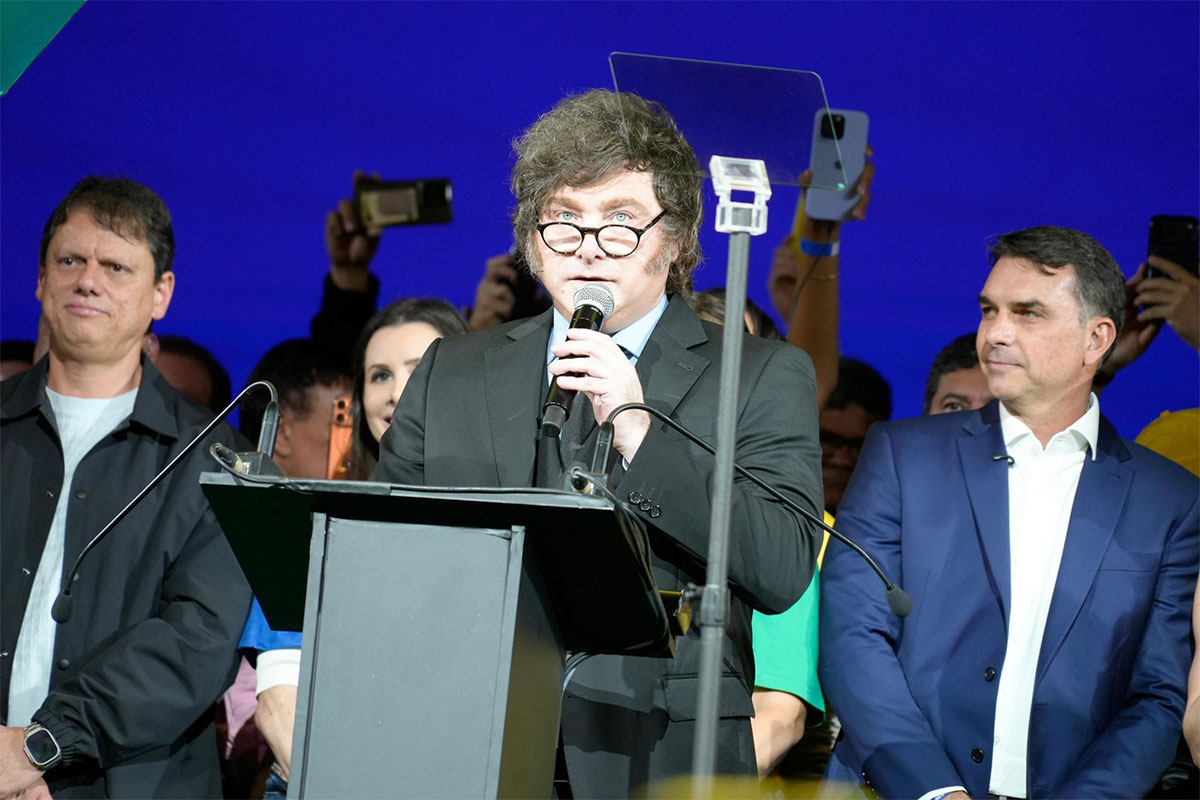 Milei le faltó el respeto a Lula durante su visita a Brasil y fue repudiado